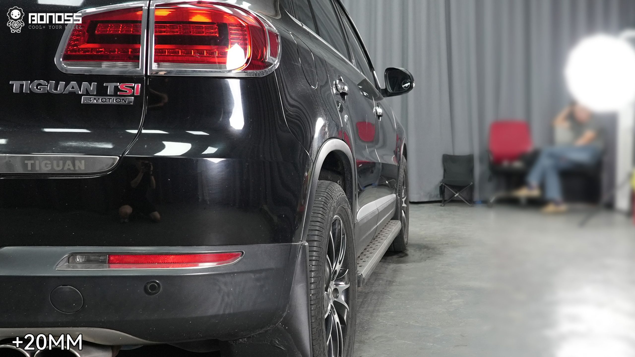 BONOSS Forged Lightweight Plus 2013 Volkswagen Tiguan Wheel Spacers Front 15mm Rear 20mm Before and After (6)
