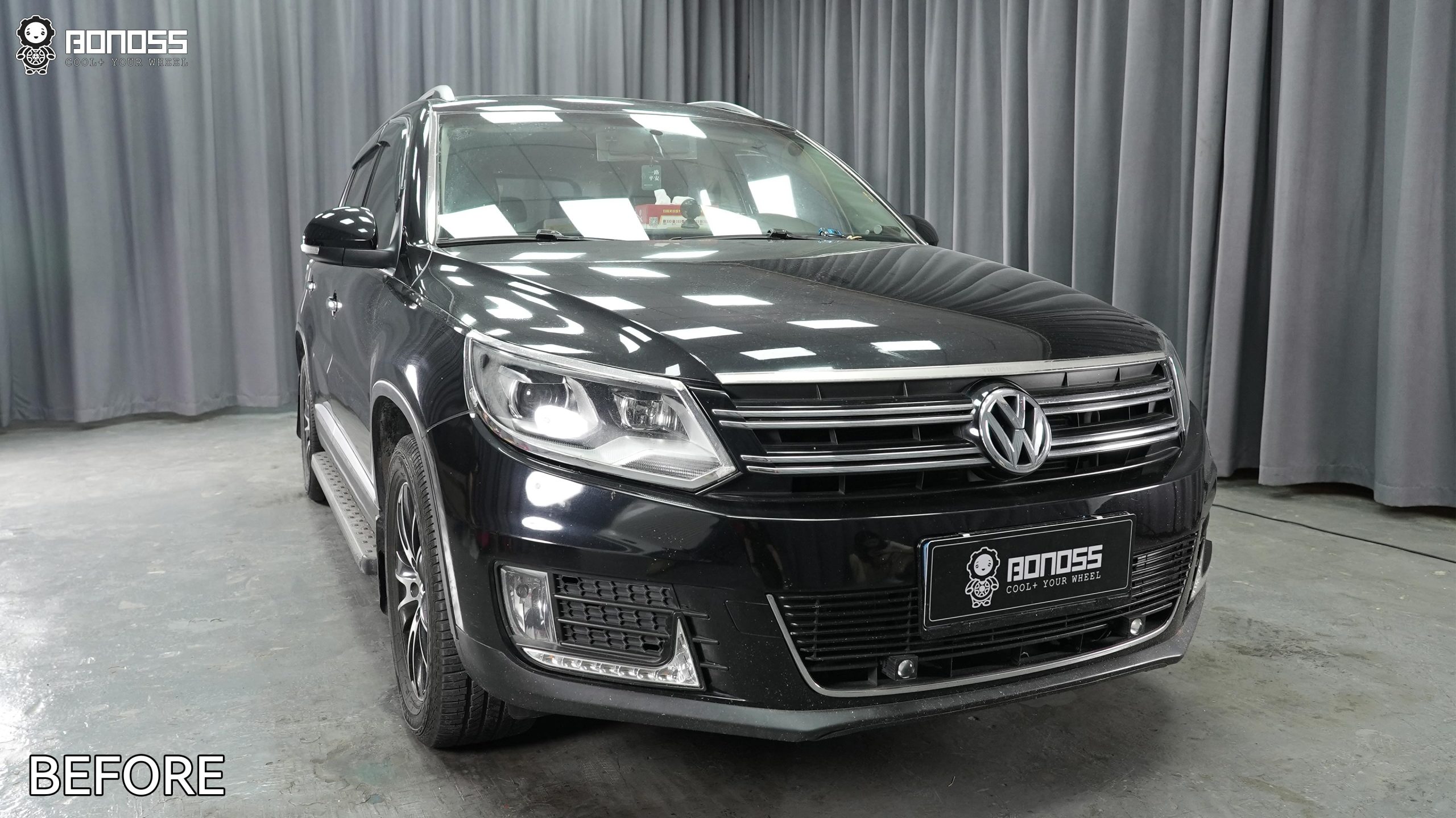 BONOSS Forged Lightweight Plus 2013 Volkswagen Tiguan Wheel Spacers Front 15mm Rear 20mm Before and After (7)