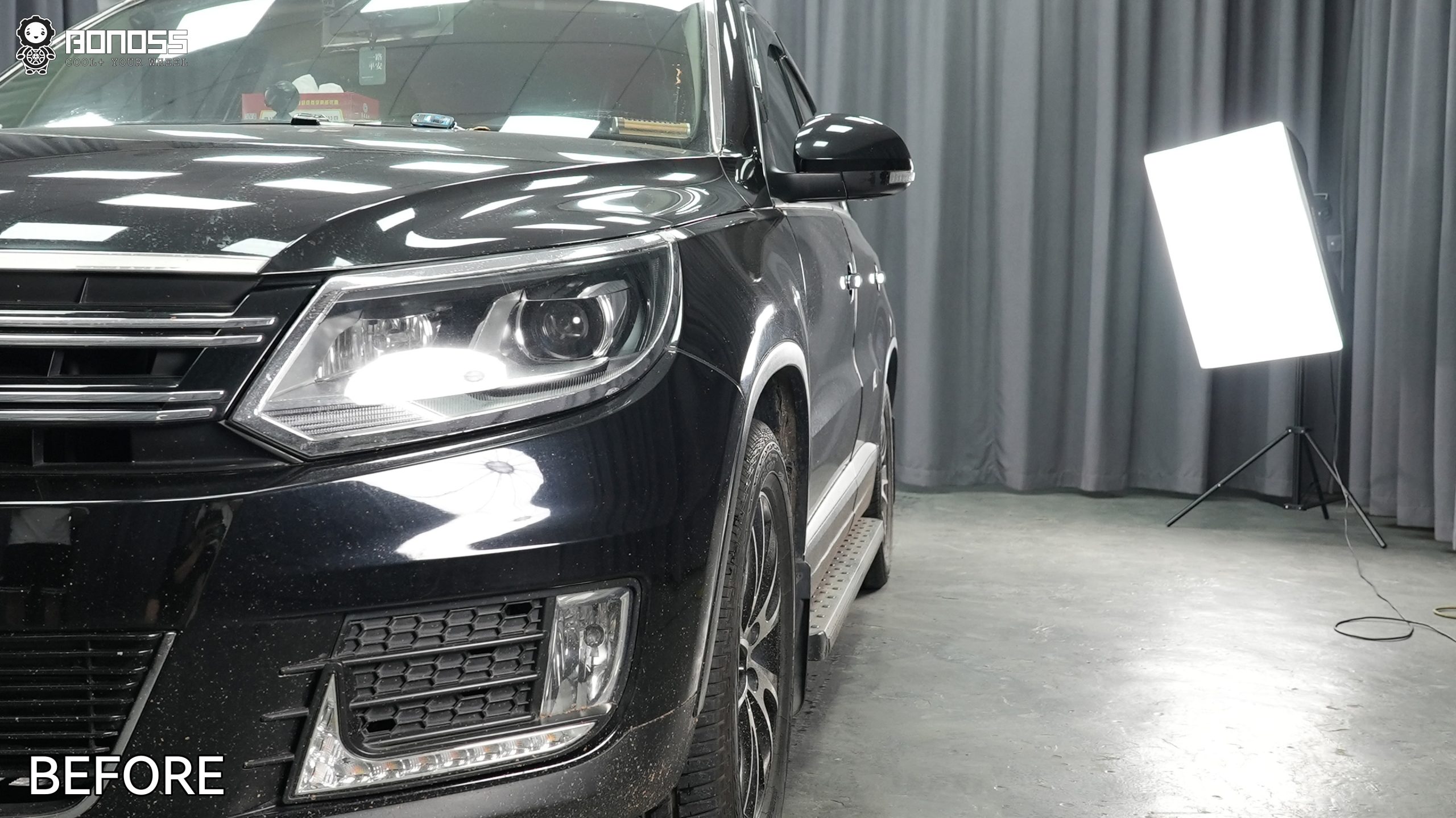 BONOSS Forged Lightweight Plus 2013 Volkswagen Tiguan Wheel Spacers Front 15mm Rear 20mm Before and After (8)