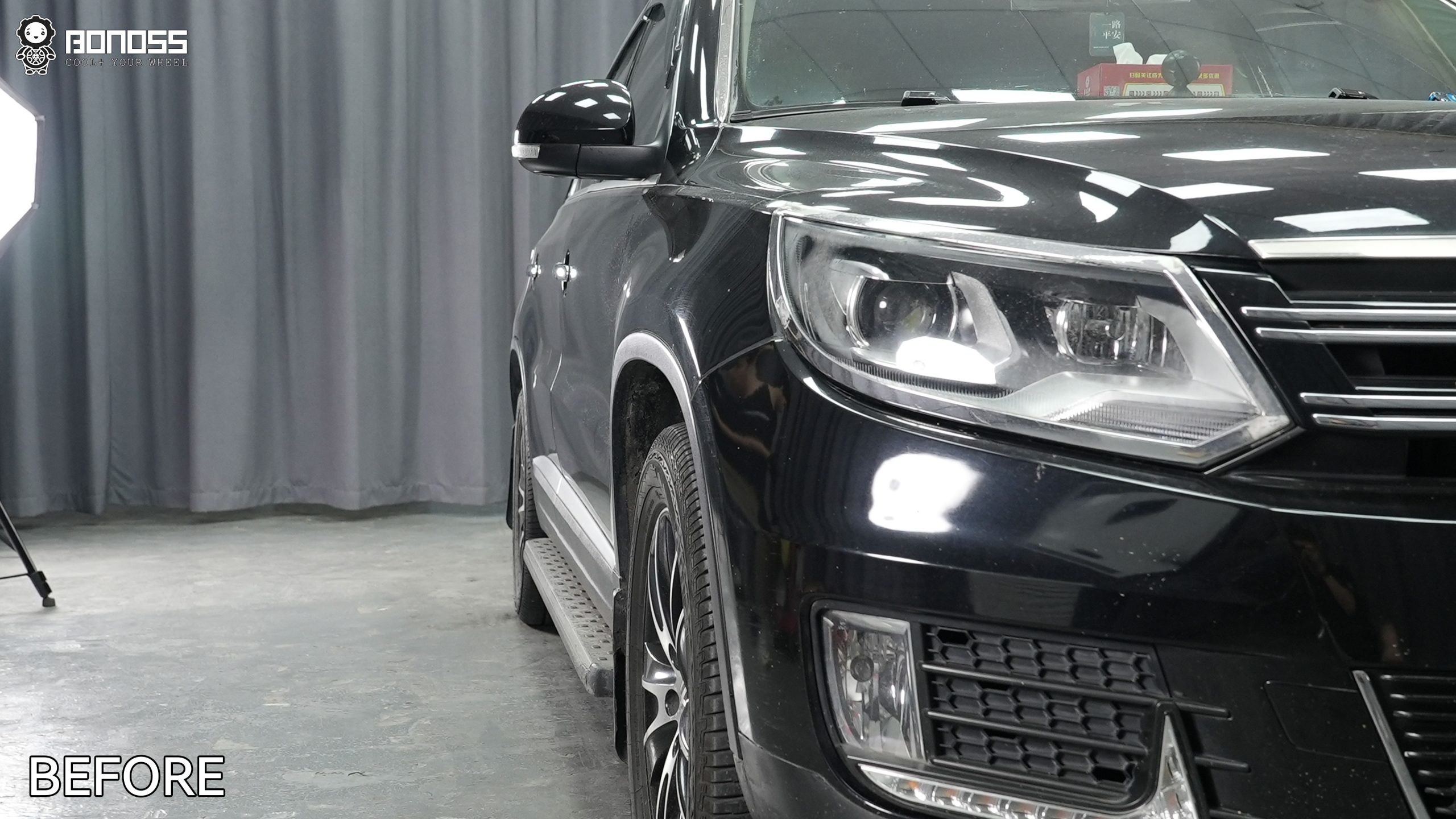 BONOSS Forged Lightweight Plus 2013 Volkswagen Tiguan Wheel Spacers Front 15mm Rear 20mm Before and After (9)