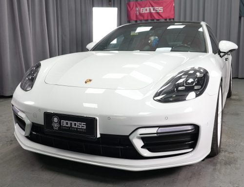 BONOSS Forged Lightweight Plus 2017 Porsche Panamera Wheel Spacers Front 12mm Rear 15mm Before and After
