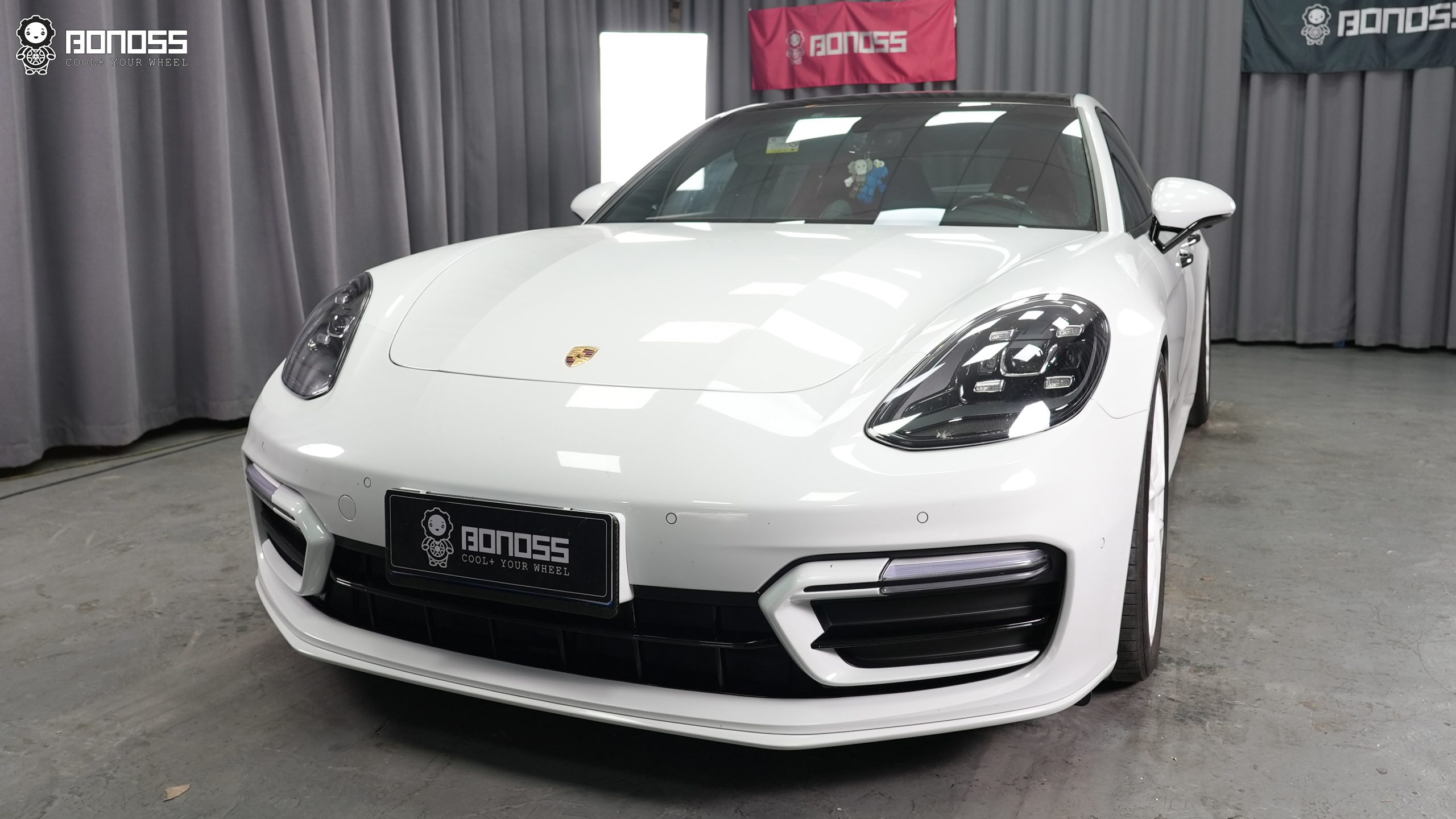 BONOSS Forged Lightweight Plus 2017 Porsche Panamera Wheel Spacers Front 12mm Rear 15mm Before and After (2)