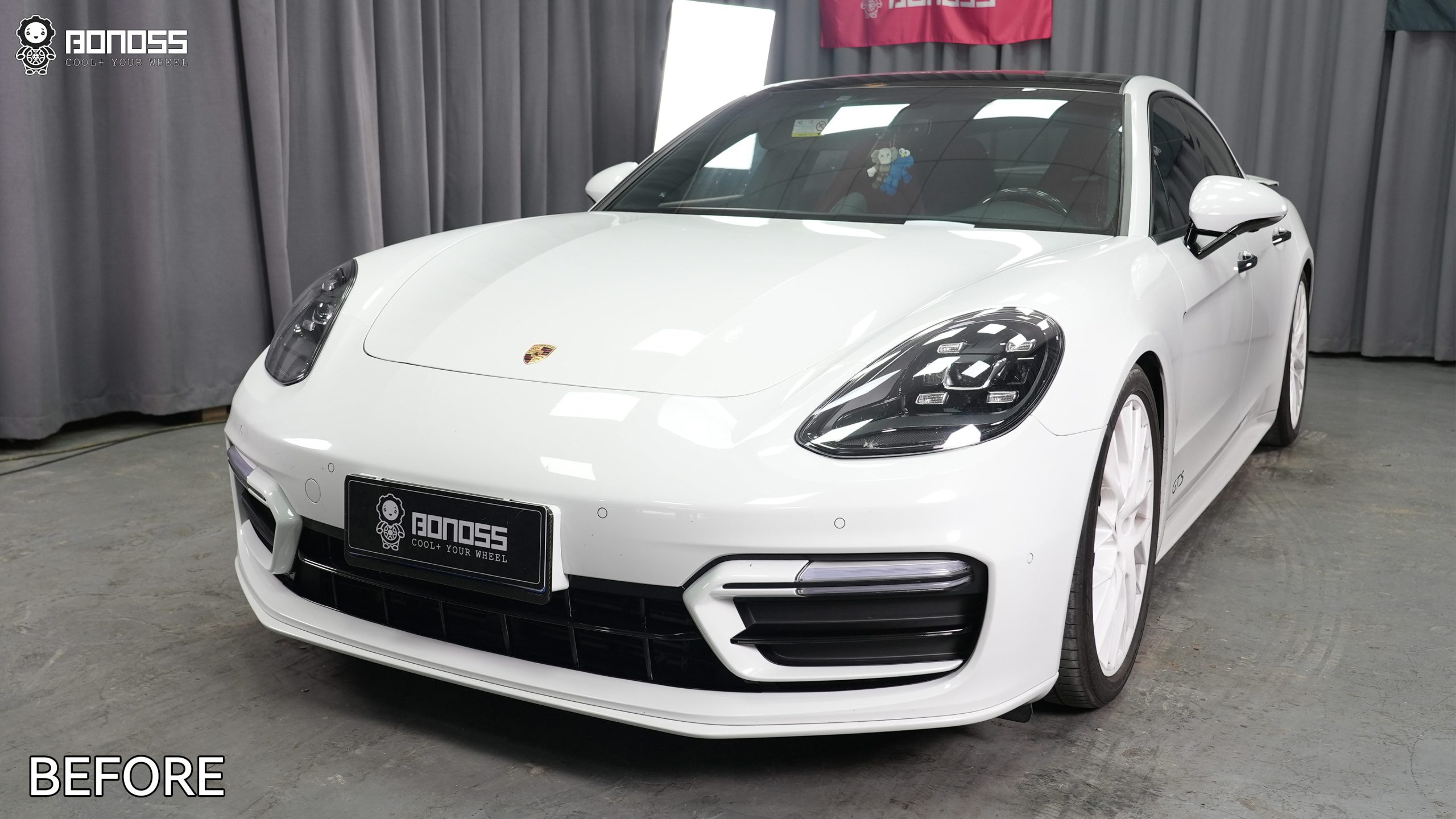 BONOSS Forged Lightweight Plus 2017 Porsche Panamera Wheel Spacers Front 12mm Rear 15mm Before and After (7)