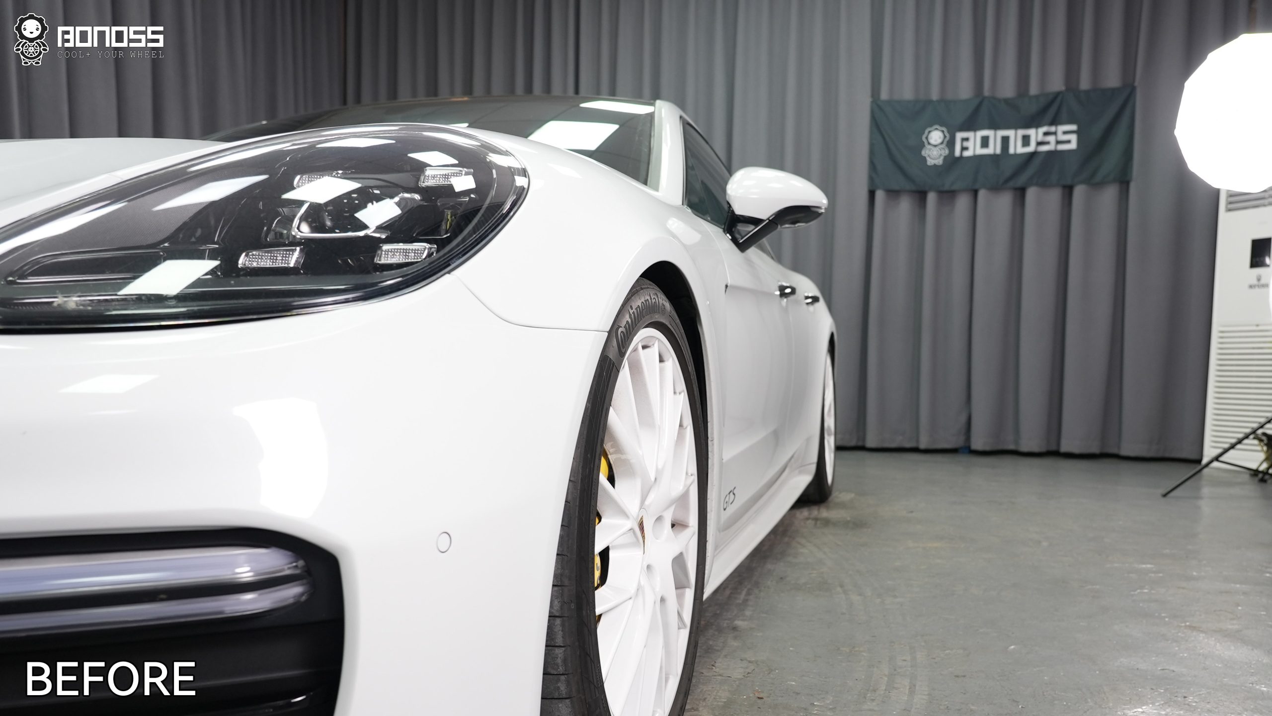 BONOSS Forged Lightweight Plus 2017 Porsche Panamera Wheel Spacers Front 12mm Rear 15mm Before and After (8)