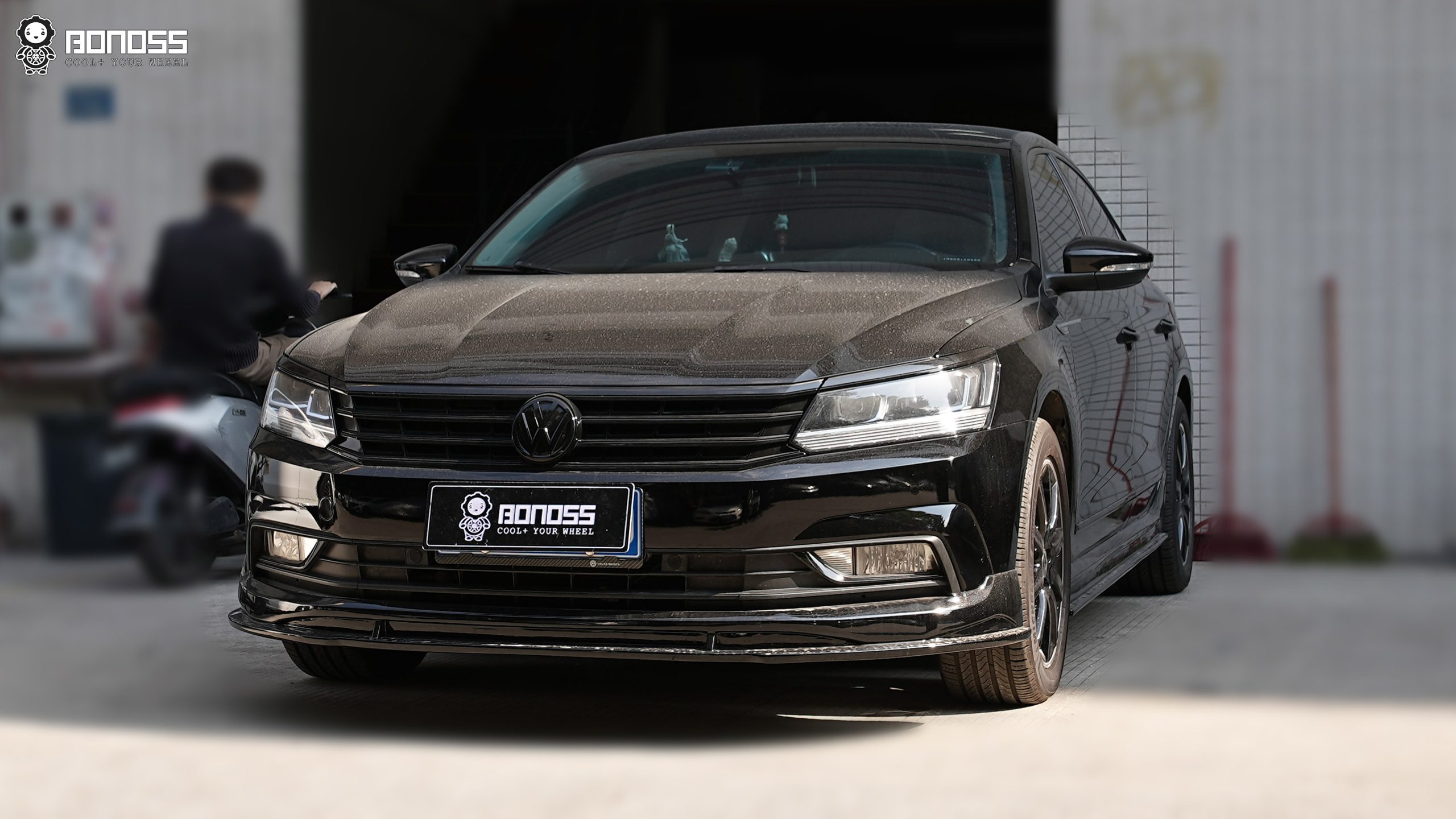 BONOSS Forged Lightweight Plus 2017 Volkswagen Passat Wheel Spacers Front 15mm Rear 25mm Before and After (2)