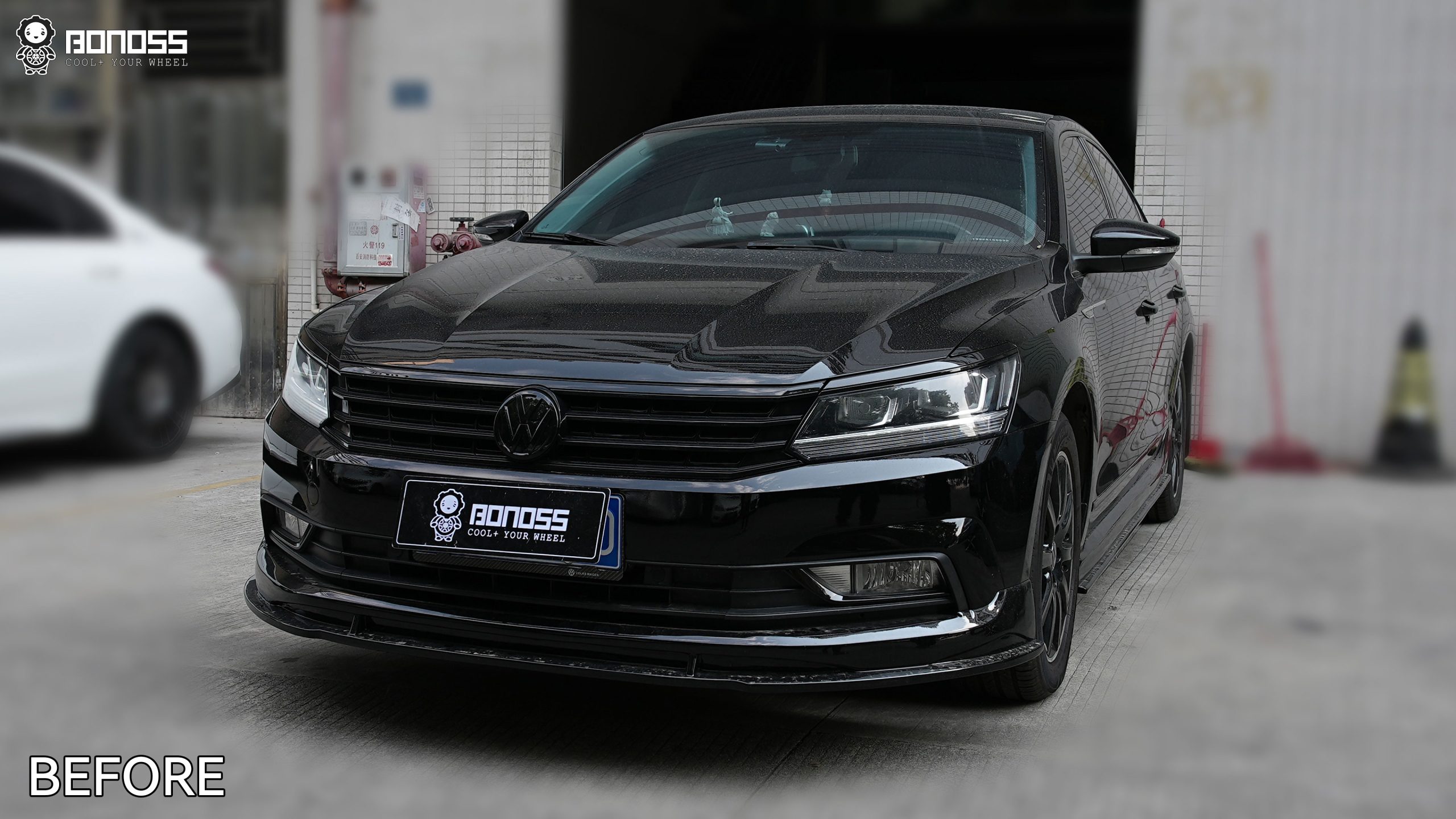 BONOSS Forged Lightweight Plus 2017 Volkswagen Passat Wheel Spacers Front 15mm Rear 25mm Before and After (7)
