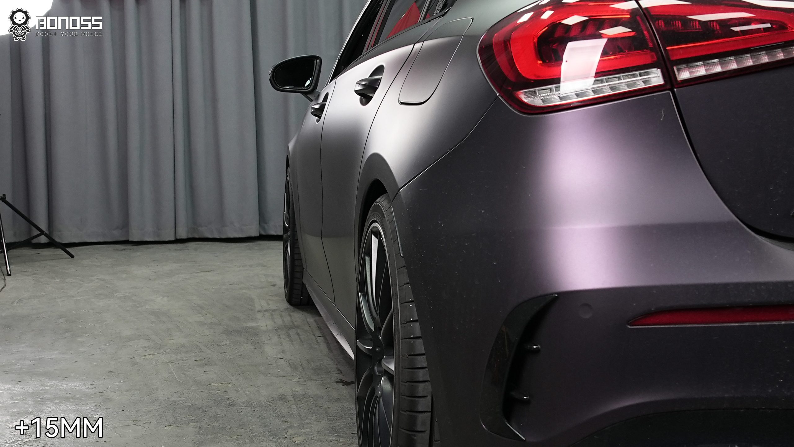 BONOSS Forged Lightweight Plus 2020 Mercedes-Benz A-Class AMG Wheel Spacers Front 12mm Rear 15mm Before and After (5)