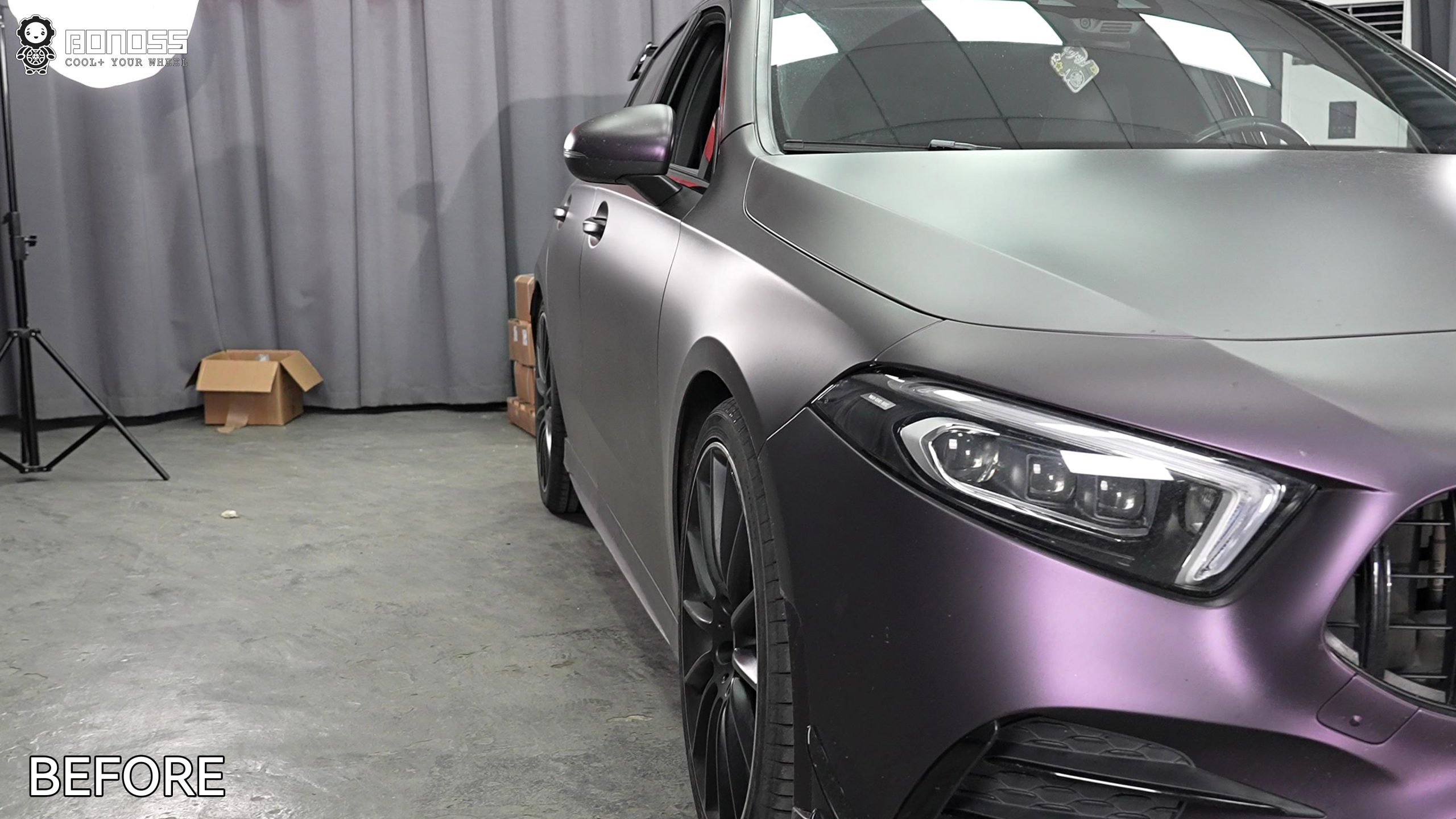BONOSS Forged Lightweight Plus 2020 Mercedes-Benz A-Class AMG Wheel Spacers Front 12mm Rear 15mm Before and After (9)