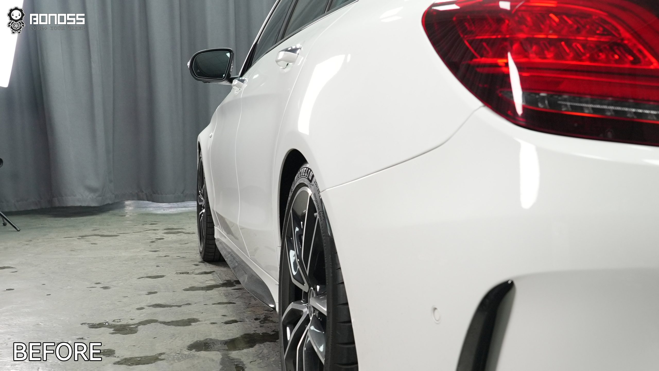 BONOSS Forged Lightweight Plus 2021 Mercedes-Benz C43 Wheel Spacers Front 12mm Rear 20mm Before and After (10)