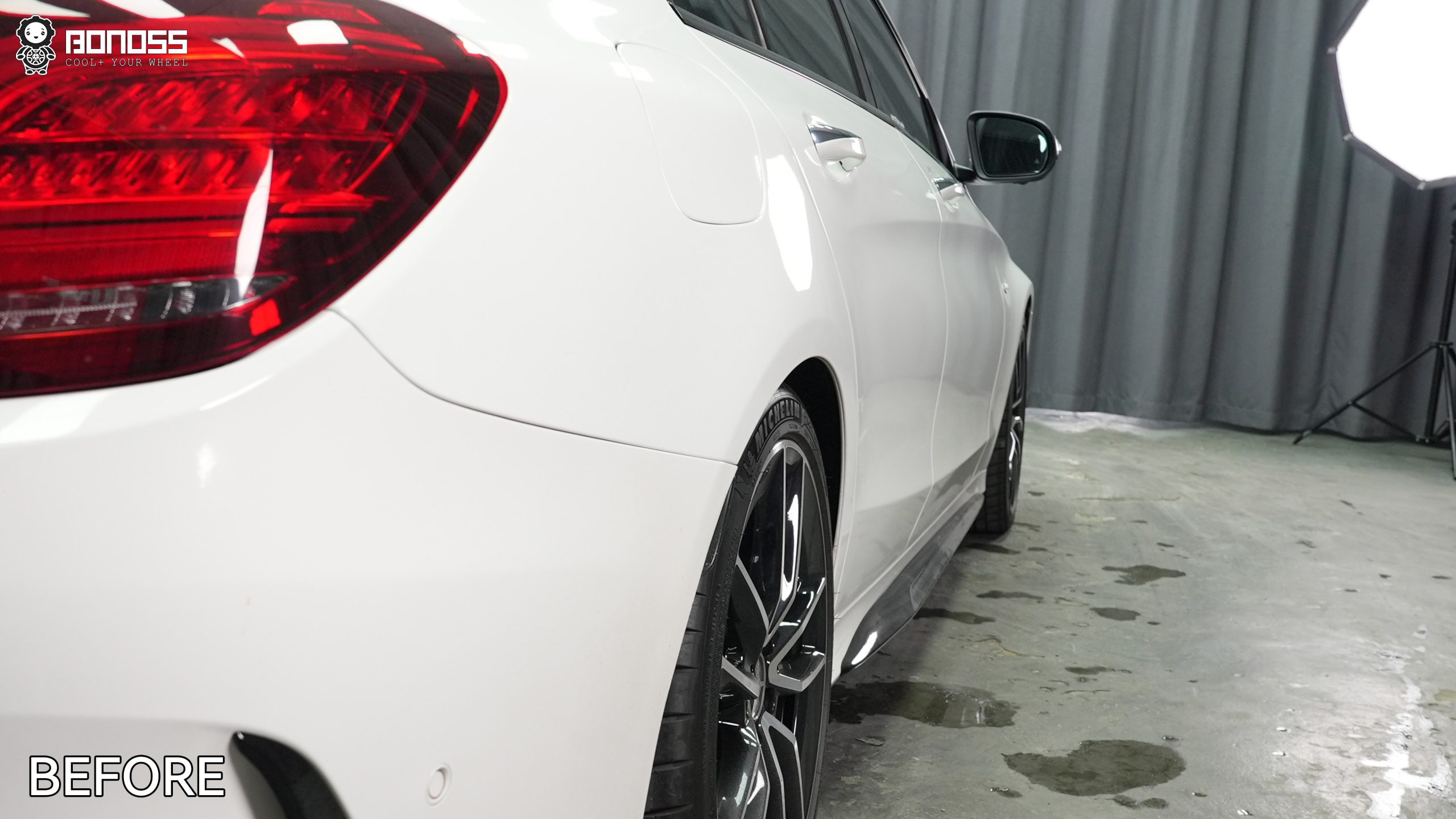 BONOSS Forged Lightweight Plus 2021 Mercedes-Benz C43 Wheel Spacers Front 12mm Rear 20mm Before and After (11)