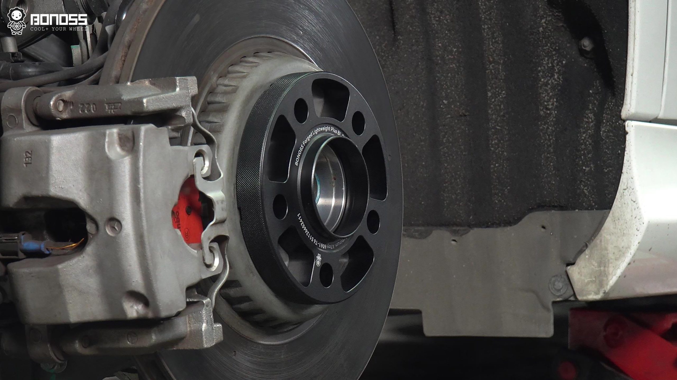 BONOSS Forged Lightweight Plus 2021 Mercedes-Benz C43 Wheel Spacers Front 12mm Rear 20mm Before and After (13)
