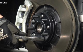 Best Tire Spacers Torque Specs & Install Tips BONOSS Forged Active Cooling Adapters Hubcentric Spacers Pros Before and After Example (2)