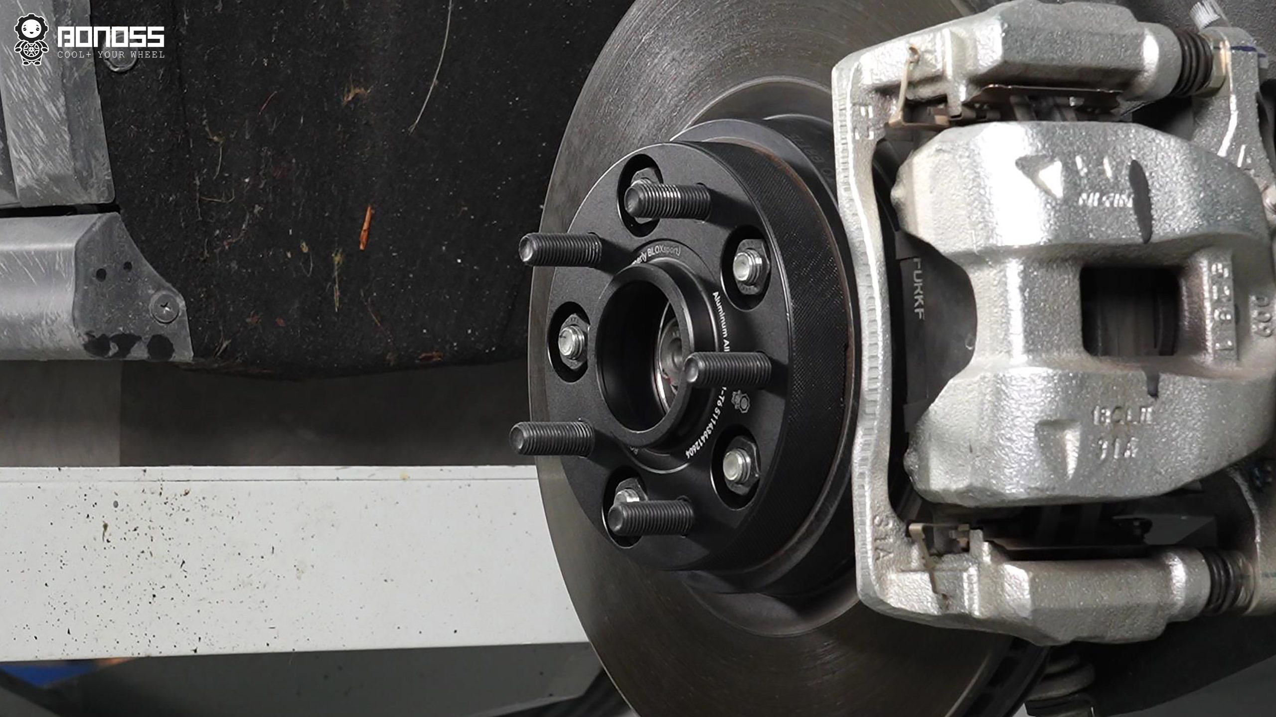 Top-Rated Wheel Spacer Supplier You Can Trust in 2026 BONOSS Forged Active Cooling Adapters Hubcentric Spacers Pros Before and After Example (1)