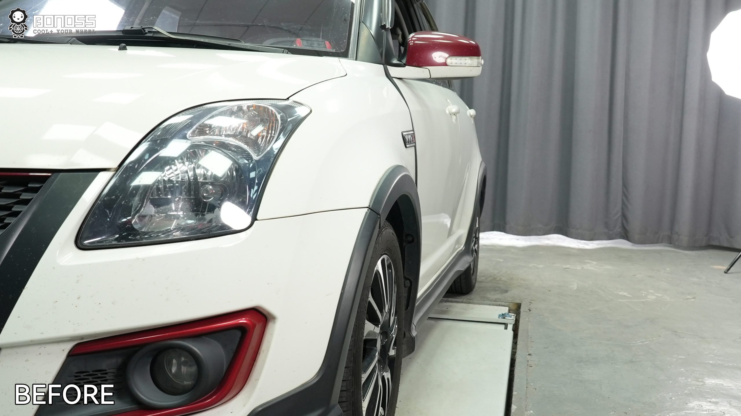 2016-suzuki-swift-right-front-before-spacers 2016 Suzuki Swift right front wheel before wheel spacers