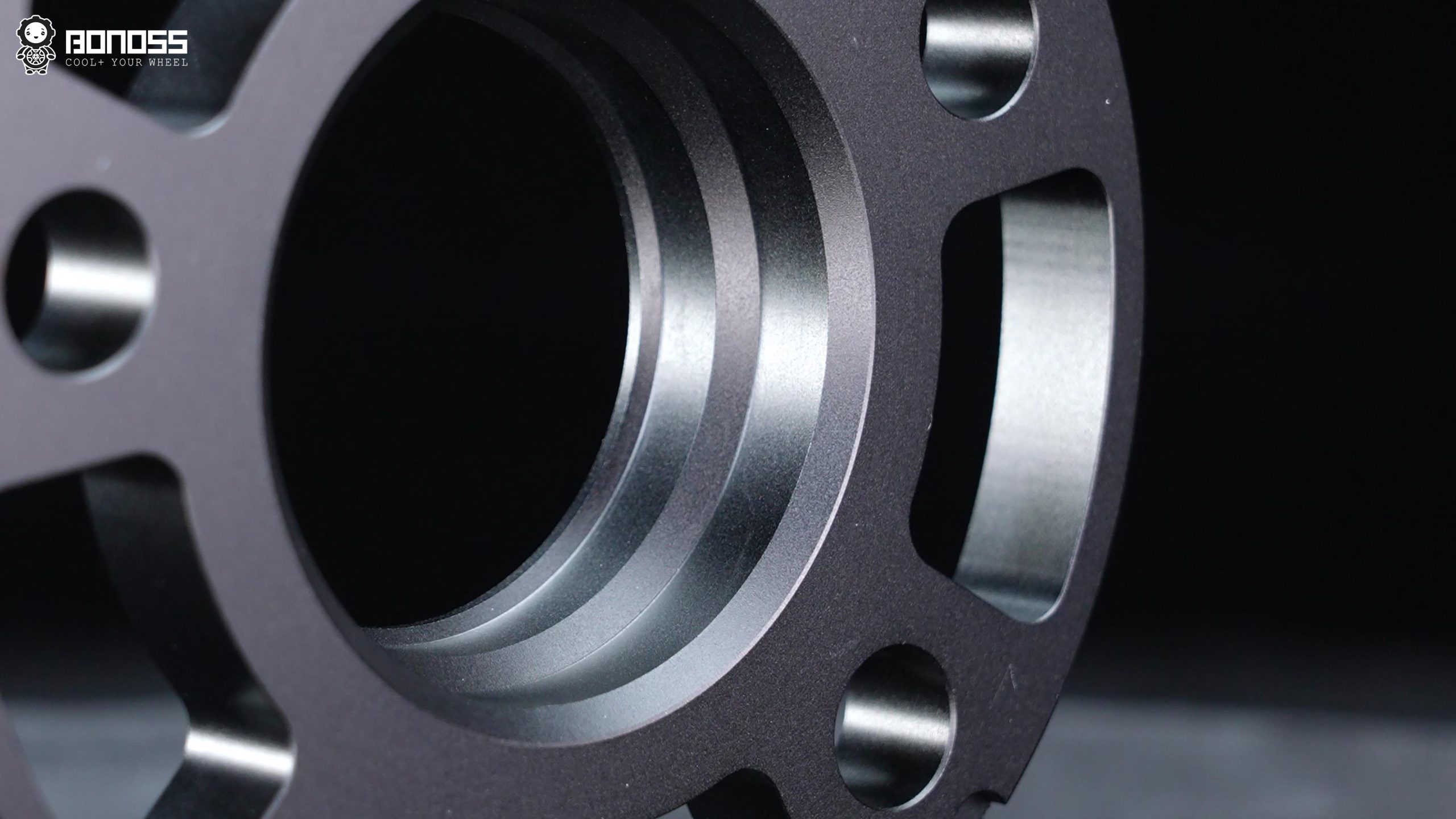 BONOSS wheel spacers multi-stage hub-centric design BONOSS forged lightweight wheel spacers multi-stage hub-centric design