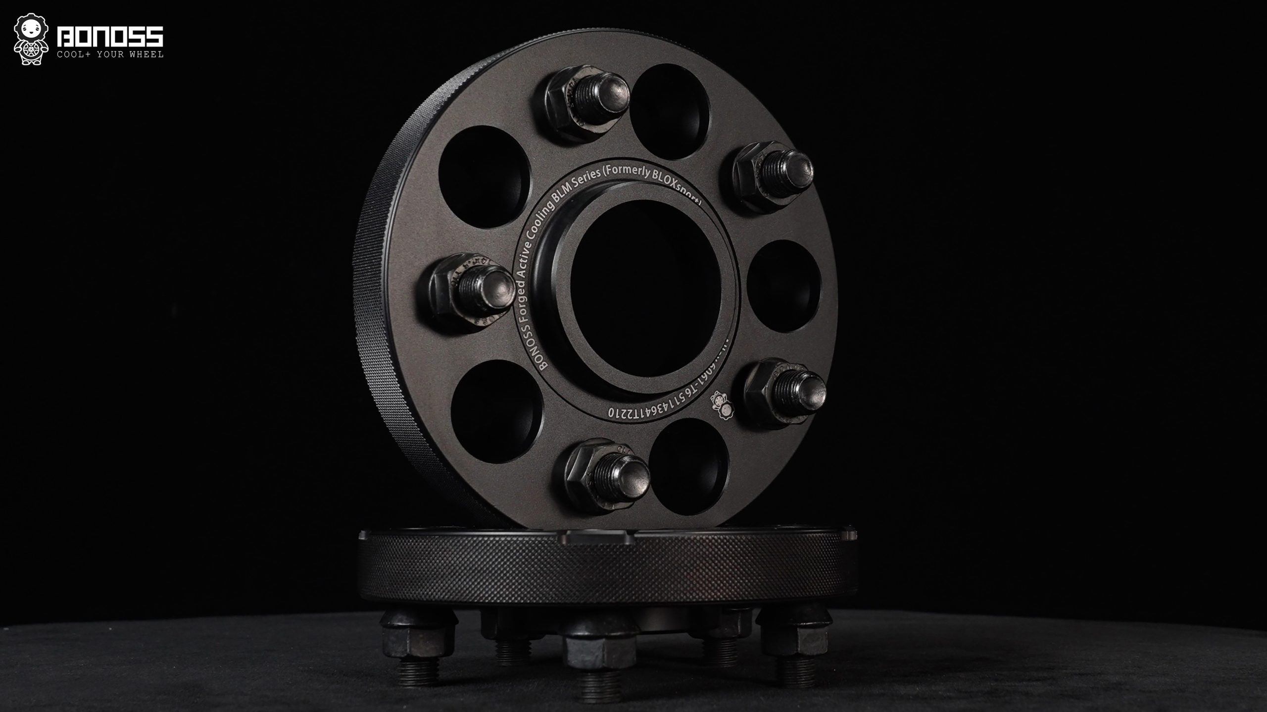 bonoss-forged-active-cooling-wheel-spacers-photo BONOSS forged active cooling wheel spacers for 2026 Tesla Model Y