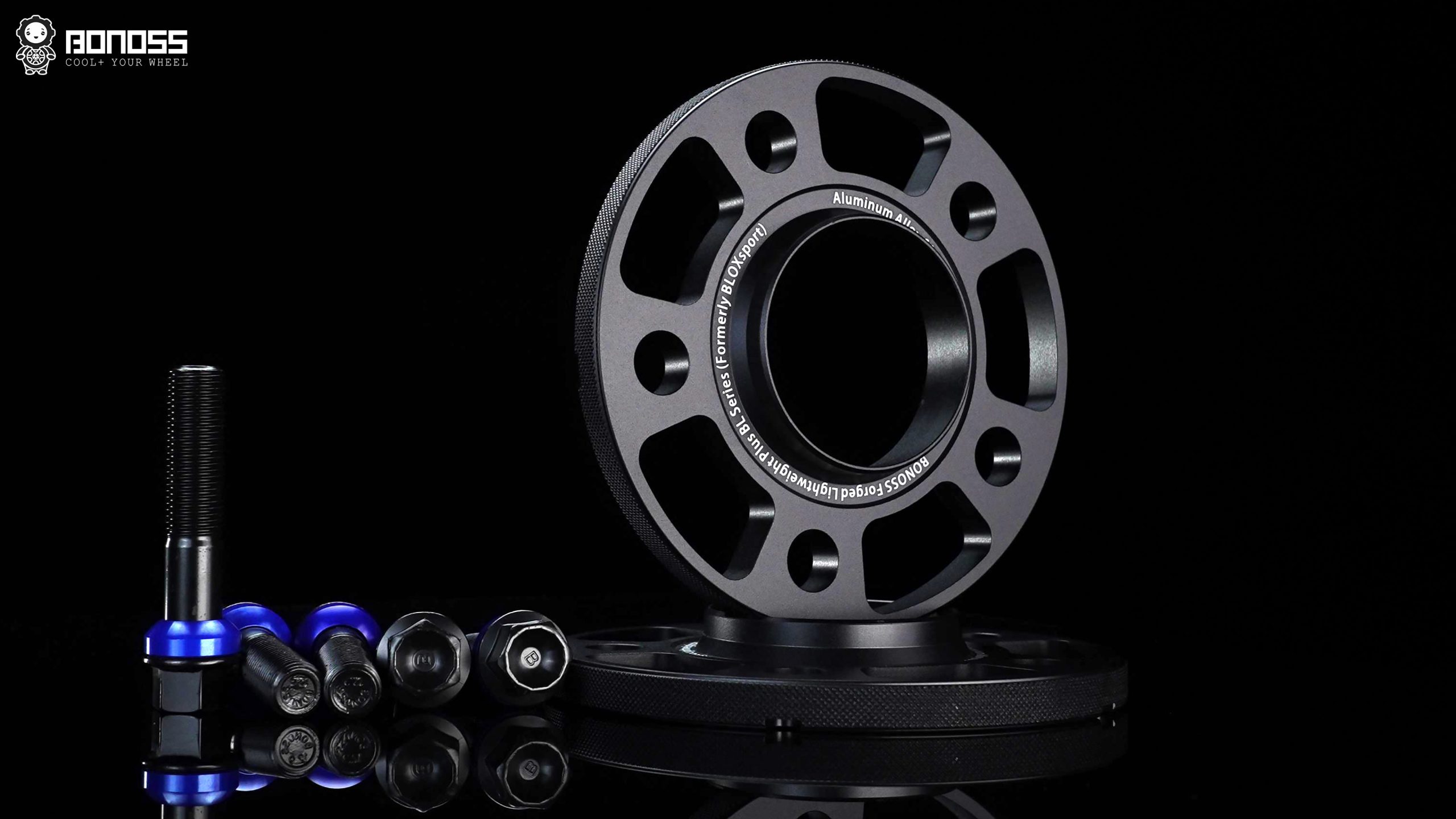 bonoss-forged-lightweight-plus-spacers-extended-wheel-bolts BONOSS forged lightweight plus wheel spacers with extended R14 ball seat wheel bolts