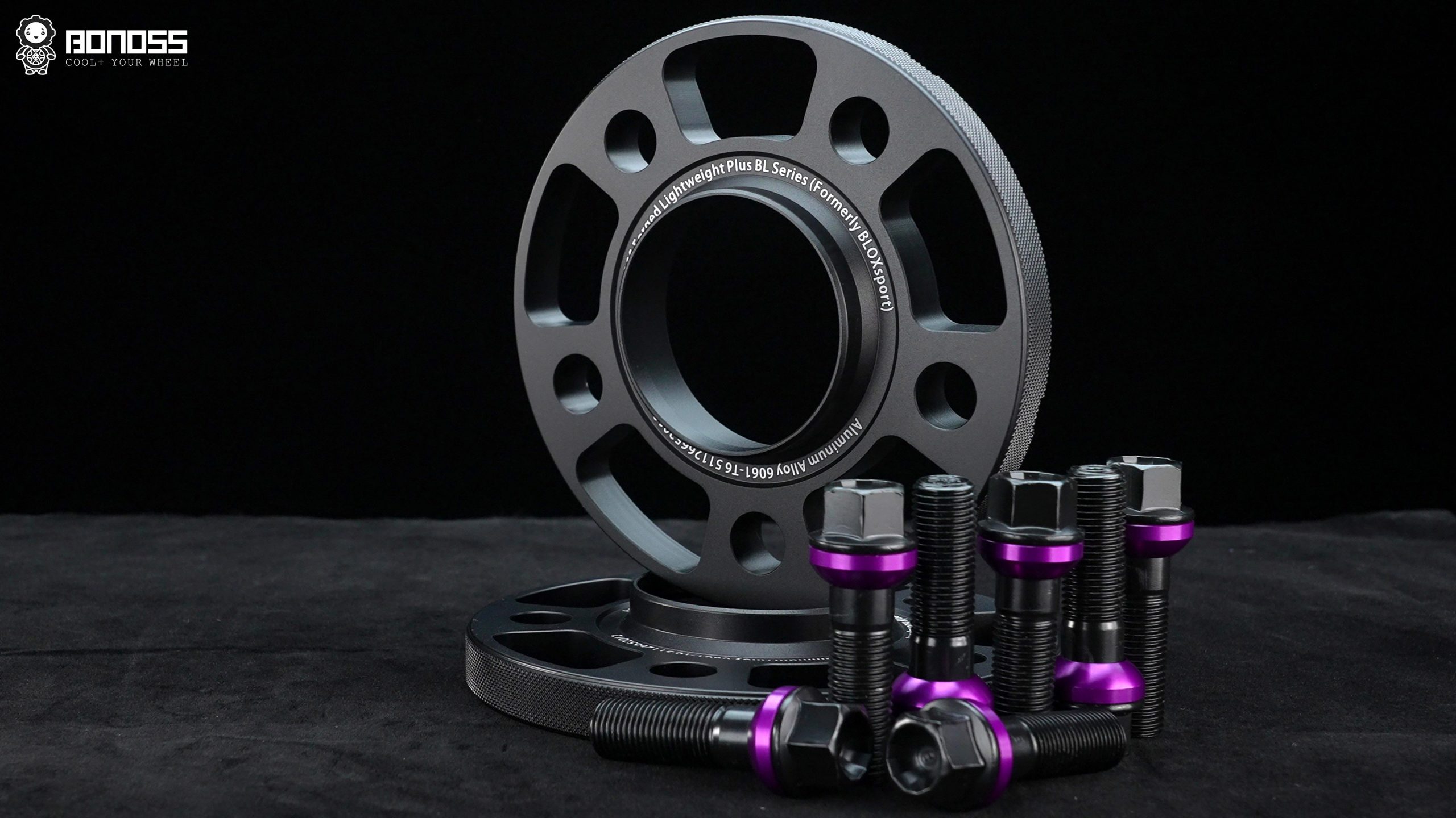 bonoss-wheel-spacers-and-extended-bolts BONOSS wheel spacers with M14x1.5 extended bolts for Audi SQ5