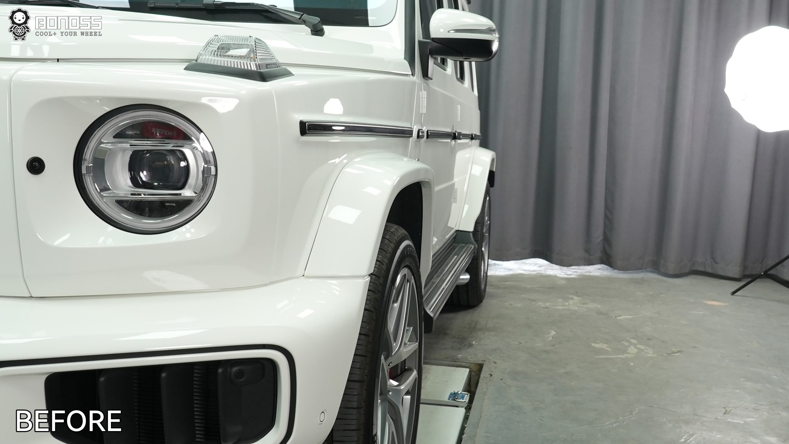 g63-w465-right-front-wheel-before-spacer 2026 Mercedes G63 right front wheel before spacer installation