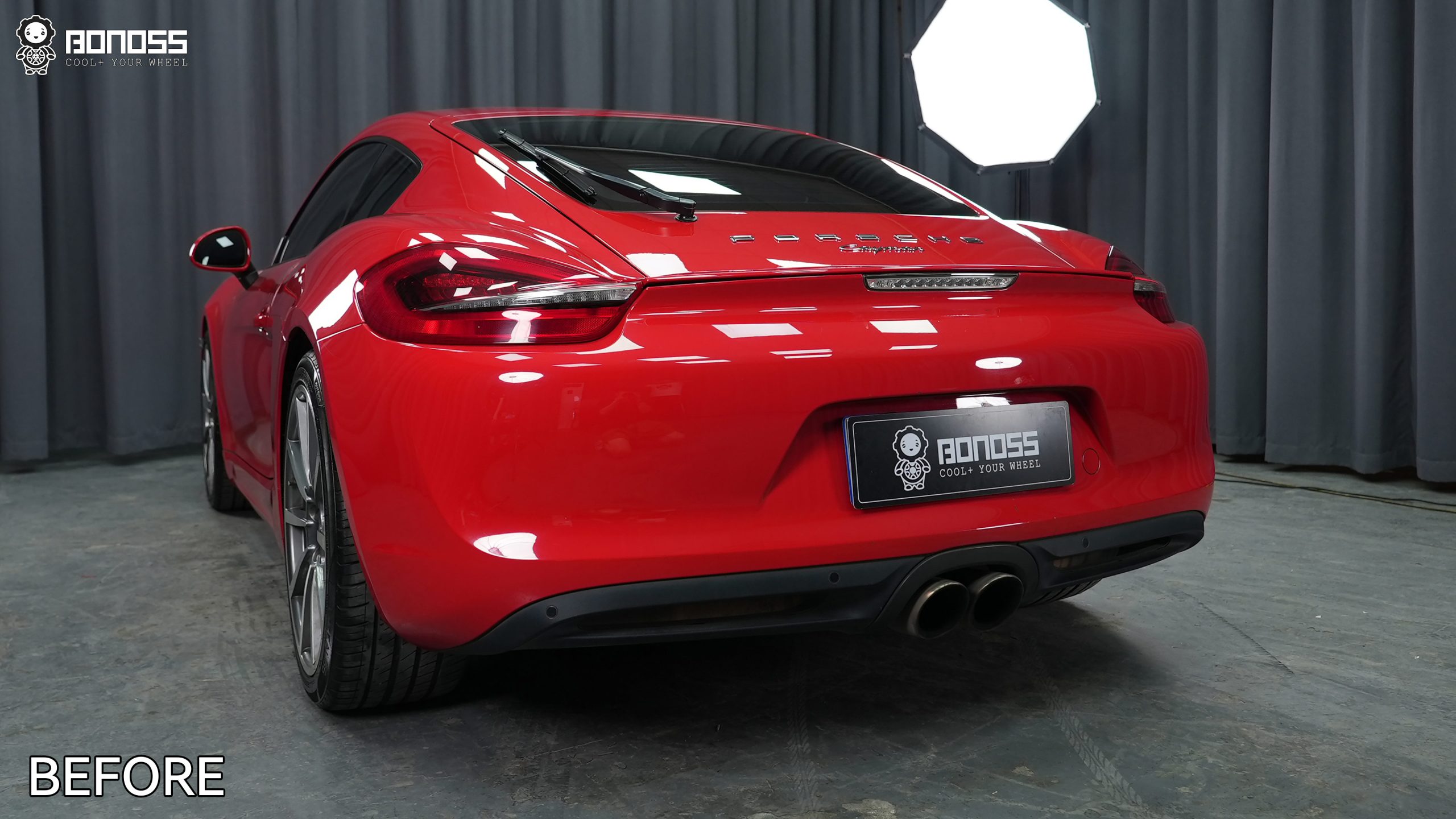 2015-porsche-cayman-rear-wheel-gap-before-spacers 2015 Porsche Cayman with recessed rear wheels before 20mm wheel spacers installation