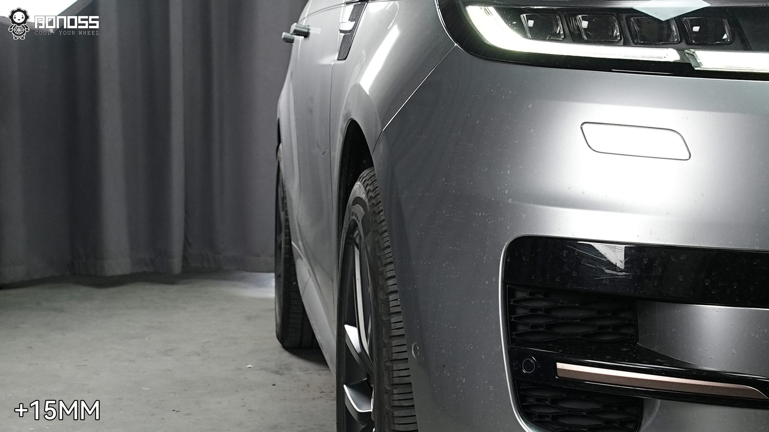 2026-range-rover-sport-left-front-after-spacers 2026 Range Rover Sport left front wheel after 15mm BONOSS wheel spacers, flush fitment