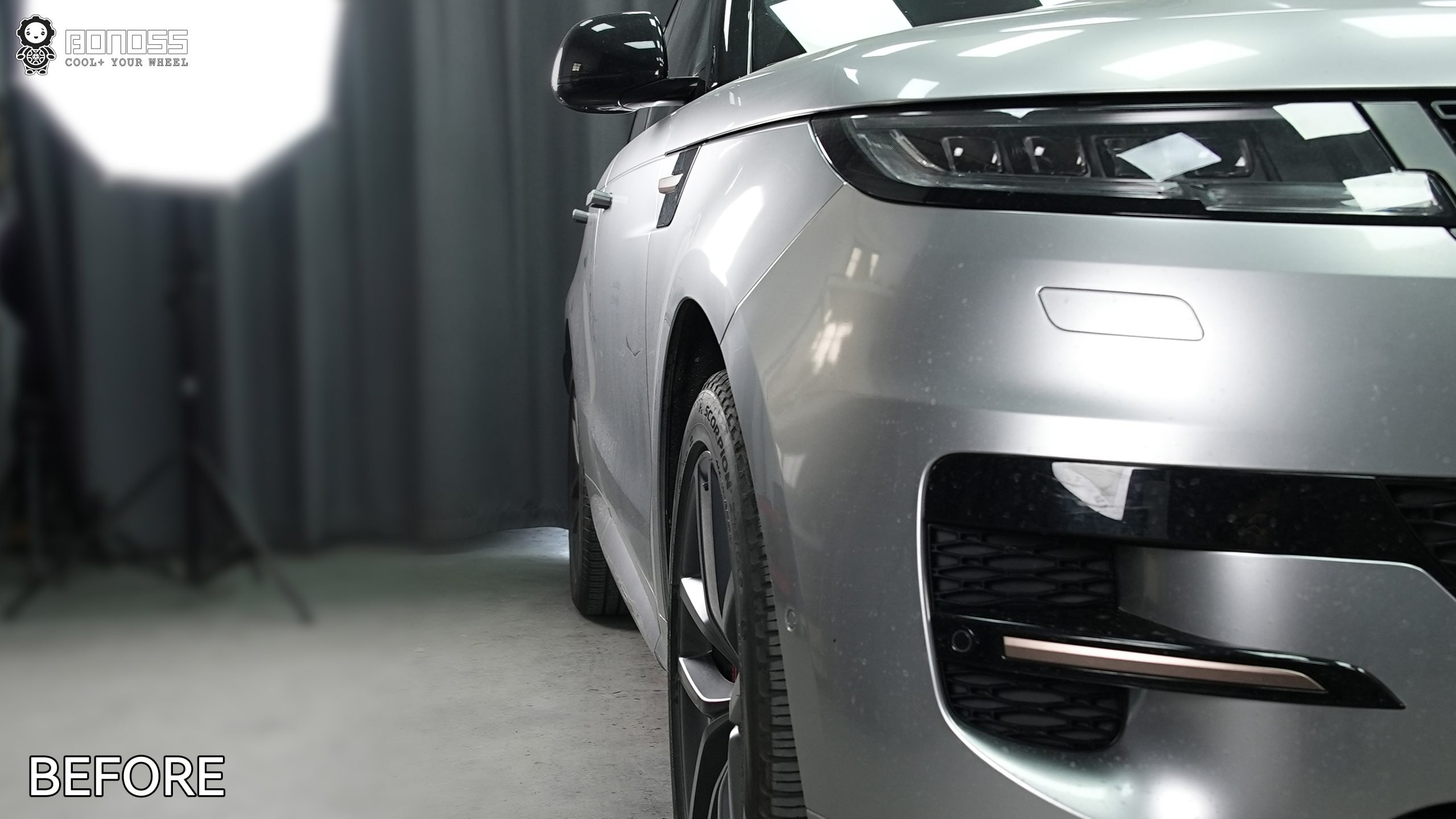 2026-range-rover-sport-left-front-before-spacers 2026 Range Rover Sport left front wheel before wheel spacers install