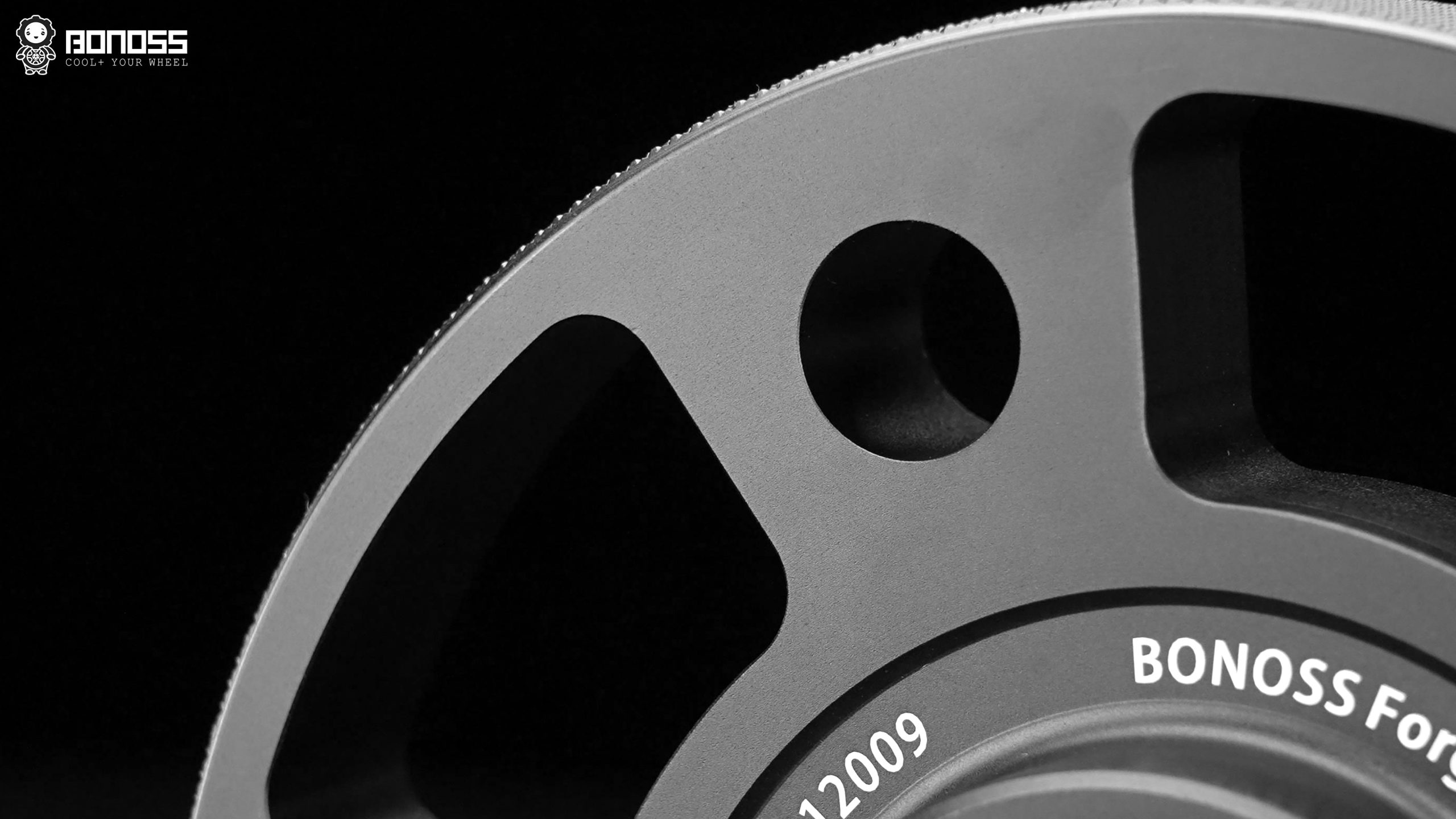 2026-range-rover-sport-lightweight-plus-spacers BONOSS forged lightweight plus 2026 Range Rover Sport wheel spacers close up