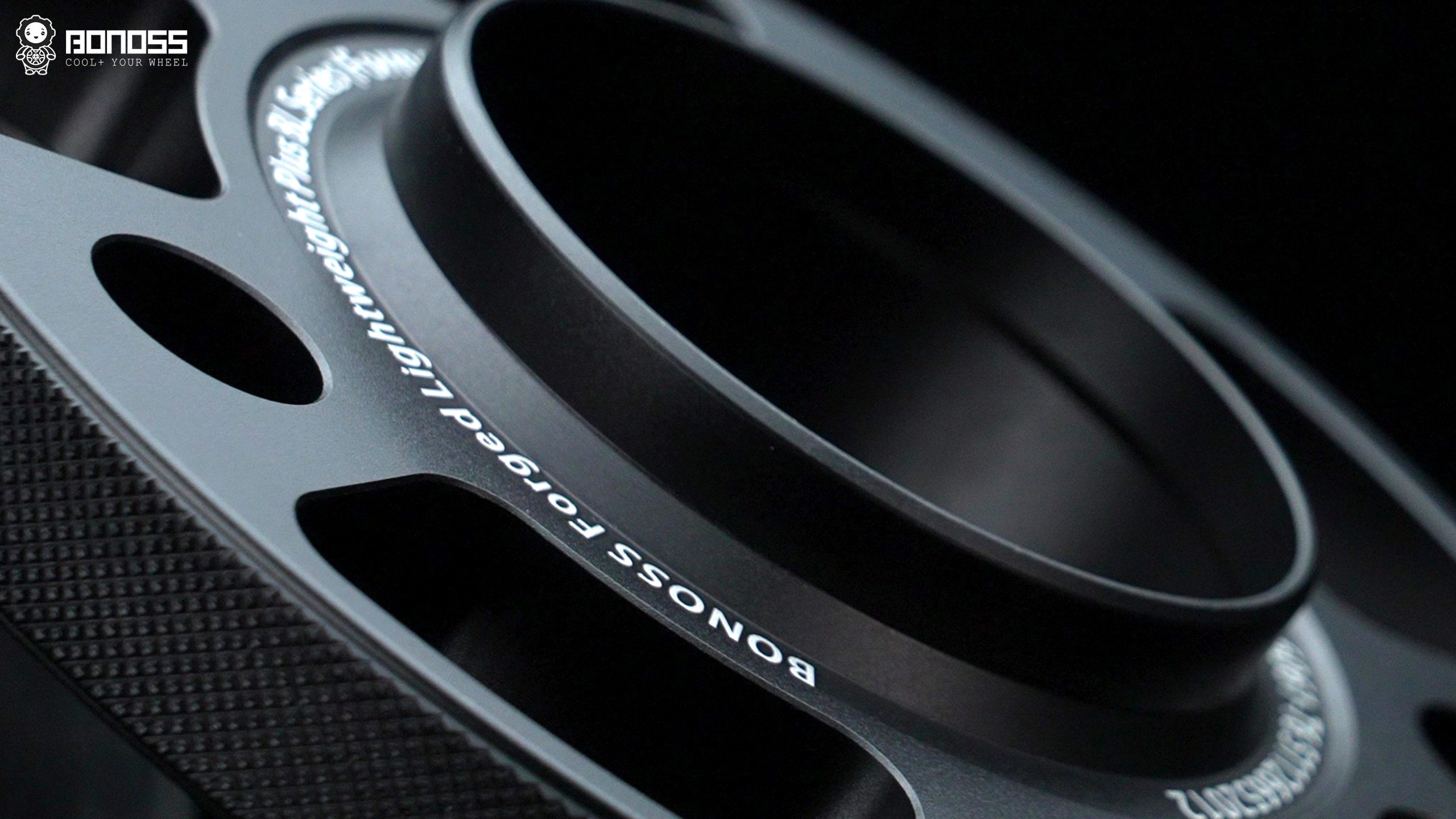 BONOSS forged lightweight plus hub-centric wheel spacer close-up for BMW M3 G80 BONOSS forged lightweight plus hub-centric wheel spacer close-up for BMW M3 G80