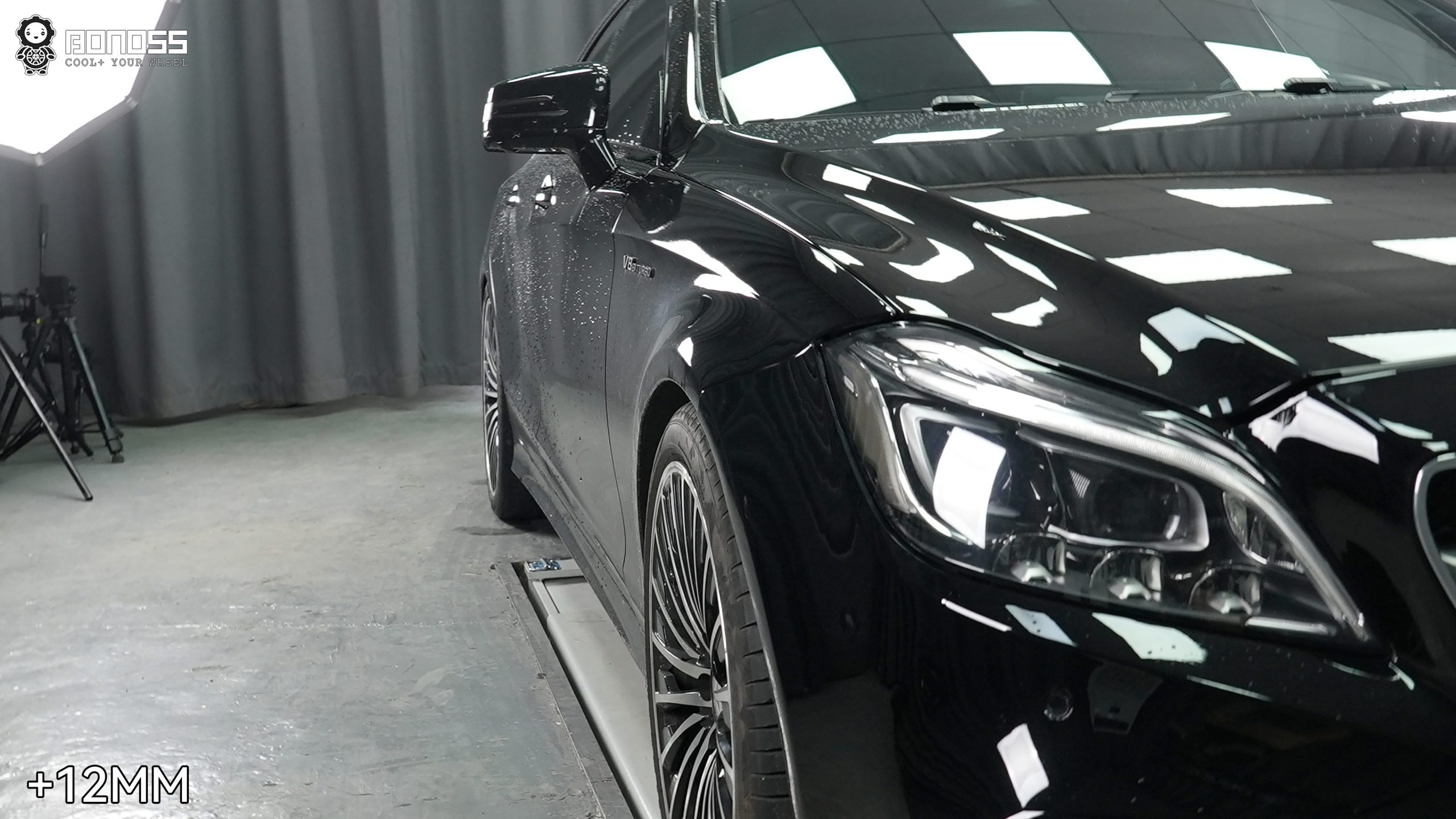 2017-cls-left-front-after-12mm-spacers 2017 Mercedes CLS left front wheel after 12mm spacers flush fitment
