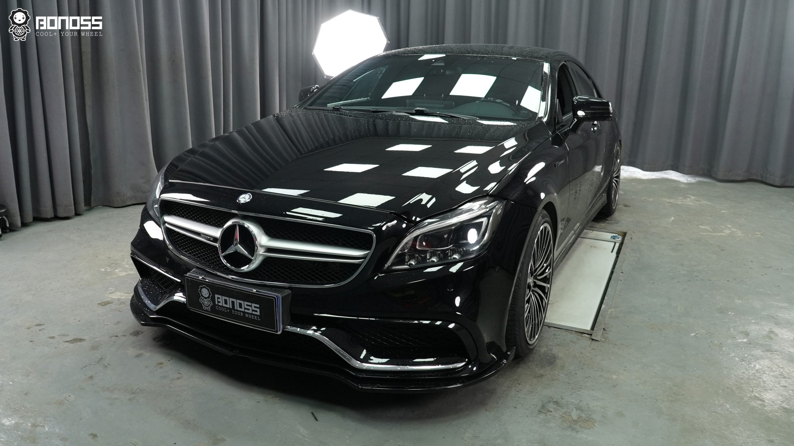 2017-mercedes-cls-w218-after-wheel-spacers-left-side 2017 Mercedes-Benz CLS W218 after 12mm and 15mm wheel spacers flush stance