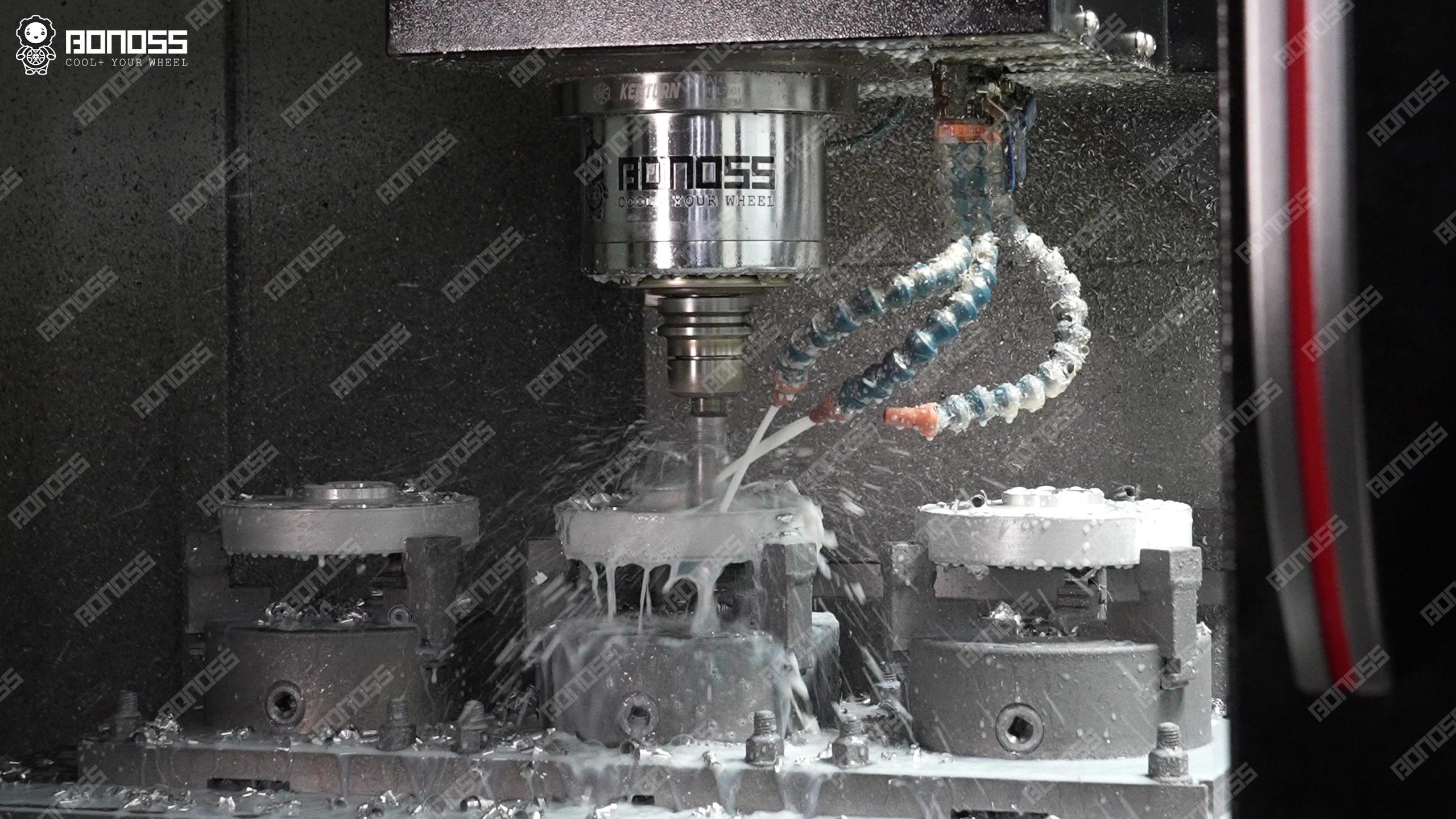 best-25mm-wheel-spacers-for-2020-lexus-gx460-cnc-machining-process The machining operation that produces the best 25mm wheel spacers for 2020 Lexus GX460 to precise dimensional specifications.