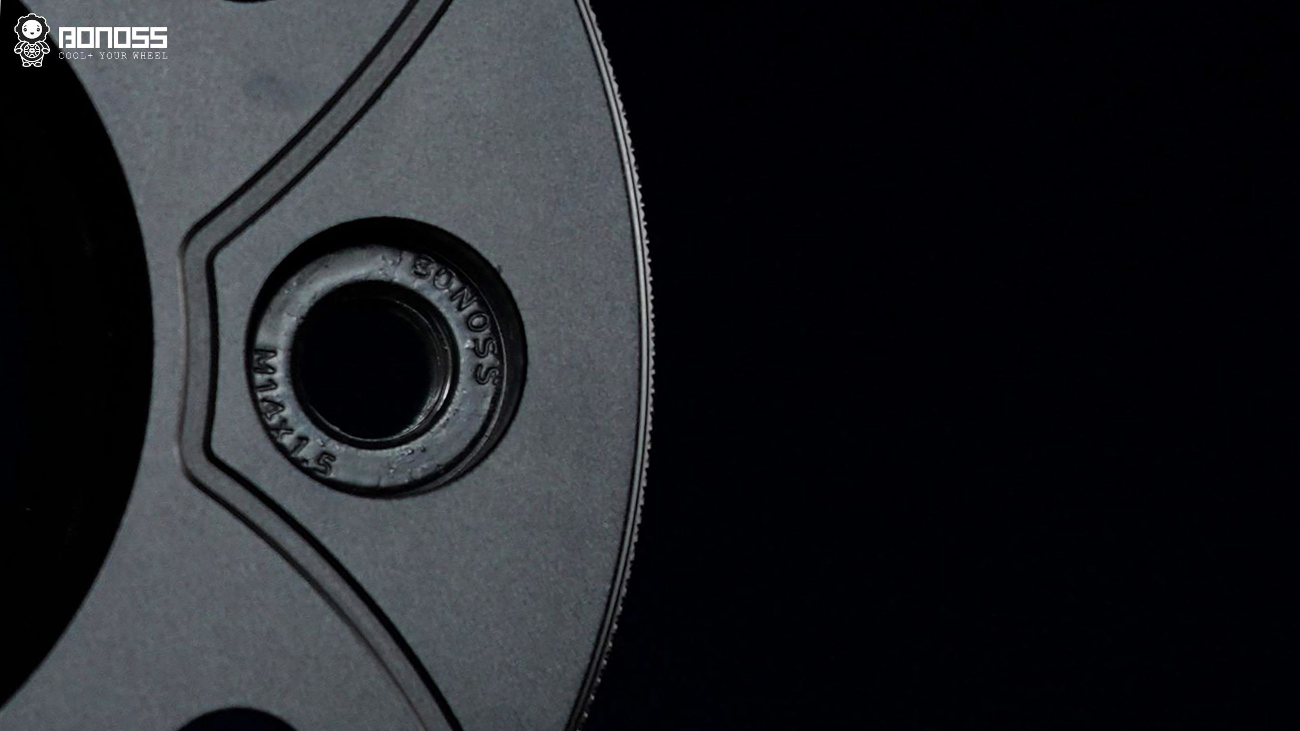 bonoss-bla-series-wheel-spacers-embedded-nuts-closeup Embedded wheel nuts in a BONOSS BLA series spacer flange for Range Rover Sport L461